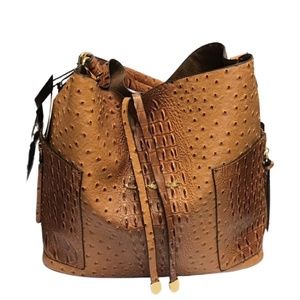 Karen White Large Brown/Congac HOBO, Slouchy, Everyday bag
